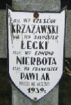 Sylwester ��cki, upami�tniony na imiennej tablicy epitafijnej na wydzielonej kwaterze na cmentarzu rzymskokatolickim w Juliopolu.