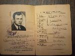 Ksi��eczka wojskowa Czes�awa Zakrzewskiego wydana 24 listopada 1949 r. przez Wojskow� Komend� Rejonow� Nr 1 RKU Gniezno, s. 2-3 (dok. ze zb. rodzinnych, fot. S�awomir Zakrzewski).