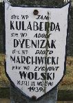Piotr Marchwicki, upami�tniony na imiennej tablicy epitafijnej na wydzielonej kwaterze na cmentarzu rzymskokatolickim w Juliopolu.