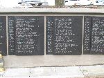 J�zef Nowak upami�tniony na jednej ze zbiorczych imiennych tablic pami�tkowych w obr�bie kwatery wojennej na cm. parafialnym w Rawie Mazowieckiej, ul. Tomaszowska. Stan z dn. 07. 02. 2011 r. (fot. Mariusz Kwapisz).