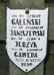 Stanis�aw Gaw�da, upami�tniony na imiennej tablicy epitafijnej w obr�bie kwatery wojennej na cmentarzu parafialnym w Juliopolu.