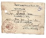 Legitymacja wojskowa kpr. Wawrzyna Kuszaka wystawiona w Warszawie, dn. 29 wrze�nia 1939 r. (dok. ze zb. rodzinnych).