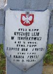 Ryszard Leib (Seid, Sejb), upami�tniony na imiennej tablicy epitafijnej na kwaterze wojennej na cmentarzu rzymskokatolickim w Rybnie. Stan z 2005r.