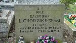Kazimierz Lichodziejewski upami�tniony na imiennej tablicy epitafijnej grobu indywidualnego na Cmentarzu Wojskowym w Warszawie, ul. Pow�zkowska (fot. Beata Trzci�ska).