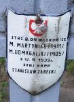 Marian Domagalski, upami�tniony na imiennej tablicy epitafijnej na kwaterze wojennej na cmentarzu rzymskokatolickim w Rybnie. Stan z 2005r.