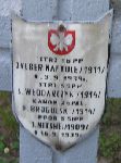 Feliks Borgulski (Brogulski), upami�tniony na imiennej tablicy epitafijnej na kwaterze wojennej na cmentarzu rzymskokatolickim w Rybnie. Stan z 2005r.
