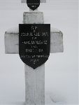 Franciszek Jurek upami�tniony na imiennej tabliczce epitafijnej na jednej z mogi� zbiorowych cmentarza wojennego w Sochaczewie - Trojanowie, Al. 600-lecia. Stan z dn. 08. 12. 2010 r. (fot. Romualda Ryba).