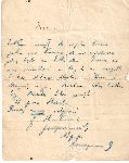 List ppor. rez. J�zefa Mariana Stasikiewicza do rodziny wys�any ze Lwowa w ko�cu sierpnia 1939 r., wkr�tce po zmobilizowaniu do 19 pu�ku piechoty (dok. ze zb. rodzinnych).