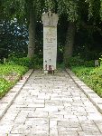 Kwatera wojenna oficer�w Wojska Polskiego i Armii Krajowej, je�c�w wojennych Oflagu VII A Murnau 1939-1945, zlokalizowana na cmentarzu parafialnym w Murnau - miejsce spoczynku kpt. Edwarda Mamunowa. Stan z dn. 9 lipca 2016 r. (fot. ze zb. rodzinnych).