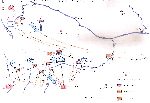 Szkic po�o�enia 71 dpanc i s�siednich pododdzia��w pancernych w I-szej fazie "Bitwy nad Bzur�" 
opracowa�: Gabriel S�dkowski