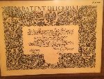 Patent oficerski rtm. dypl. Karola Riedla wystawiony 1 lutego 1933 r. i sygnowany przez ministra spraw wojskowych J�zefa Pi�sudskiego (dok. ze zb. rodzinnych).