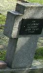 Franciszek Ostrowski upami�tniony na tabliczce epitafijnej na jednej z mogi� cmentarza wojennego w Kiernozi.