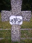 J�zef Danielak upami�tniony na imiennej tablicy epitafijnej na mogile zbiorowej na cm. wojennym w Rydwanie. Stan z dn. 31.08.2012 r. (fot. B�a�ej Kucharski).
