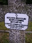 Ludwik Klempert upami�tniony na imiennej tablicy epitafijnej na mogile zbiorowej na cm. wojennym w Rydwanie. Stan z dn. 31.08.2012 r. (fot. B�a�ej Kucharski).