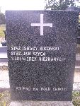 Pchor. (strz.) Jan Szyca upami�tniony na imiennej tablicy epitafijnej na mogile zbiorowej w obr�bie kwatery wojennej �o�nierzy Wojska Polskiego na cm. parafii rzymskokatolickiej pw. �w. Macieja Aposto�a i �w. Ma�gorzaty w Bednarach. Stan z dn. 06.09.2012 r. (fot. B�a�ej Kucharski).