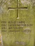 Strz. Jan Da�czak upami�tniony na imiennej tablicy epitafijnej na mogile zbiorowej na cm. wojennym w Kompinie. Stan z dn. 15.09.2012 r. (fot. B�a�ej Kucharski).
