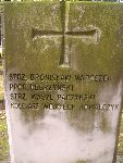 Strz. Wasyl P�czy�ski upami�tniony na imiennej tablicy epitafijnej na mogile zbiorowej na cm. wojennym w Kompinie. Stan z dn. 15.09.2012 r. (fot. B�a�ej Kucharski).
