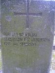 Kpr. Jan Stoi�ski (Stroi�ski) upami�tniony na imiennej tablicy epitafijnej na mogile zbiorowej na cm. wojennym w Kompinie. Stan z dn. 15.09.2012 r. (fot. B�a�ej Kucharski).
