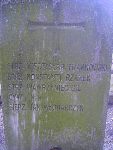 Sier�. Jan W�odarczyk upami�tniony na imiennej tablicy epitafijnej na mogile zbiorowej na cm. wojennym w Kompinie. Stan z dn. 15.09.2012 r. (fot. B�a�ej Kucharski).