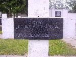 Stanis�aw Czerpak upami�tniony na imiennej tablicy epitafijnej na mogile zbiorowej w obr�bie kwatery wojennej �o�nierzy Wojska Polskiego na cm. parafii rzymskokatolickiej pw. �w. Jakuba Aposto�a w Zdunach. Stan z dn. 27.09.2012 r. (fot. B�a�ej Kucharski).
