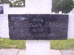 Kpr. J�zef Jaworski upami�tniony na imiennej tablicy epitafijnej na mogile zbiorowej w obr�bie kwatery wojennej �o�nierzy Wojska Polskiego na cm. parafii rzymskokatolickiej pw. �w. Jakuba Aposto�a w Zdunach. Stan z dn. 27.09.2012 r. (fot. B�a�ej Kucharski).