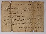 Zawiadomienie o �mierci J�zefa Majewskiego wys�ane we wrze�niu 1940 r. przez Oddzia� w Sochaczewie Polskiego Czerwonego Krzy�a do Edwarda Majewskiego, ojca J�zefa (ze zb. rodzinnych) (rewers).