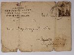 Zawiadomienie o �mierci J�zefa Majewskiego wys�ane we wrze�niu 1940 r. przez Oddzia� w Sochaczewie Polskiego Czerwonego Krzy�a do Edwarda Majewskiego, ojca J�zefa (ze zb. rodzinnych) (awers).