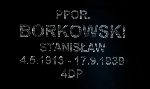 Projekt tabliczki epitafijnej z dokumentacji odnowienia mogi� �o�nierskich w 2003r. na cmentarzu wojskowym w Kiernozi