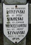 J�zef Sikorski, upami�tniony na imiennej tablicy epitafijnej na wydzielonej kwaterze na cmentarzu rzymskokatolickim w Juliopolu.