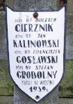 Stefan Grobelny (Grobolny), upami�tniony na imiennej tablicy epitafijnej w obr�bie kwatery wojennej na cmentarzu parafialnym w Juliopolu.