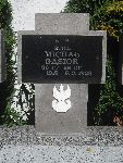 Strz. Micha� G�sior upami�tniony na imiennej tablicy epitafijnej na mogile zbiorowej w obr�bie kwatery wojennej �o�nierzy Wojska Polskiego na cmentarzu parafialnym w Woli Cyrusowej. Stan z dn. 21.09.2013r. (fot. B�a�ej Kucharski).