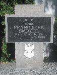 Strz. Franciszek �migiel upami�tniony na imiennej tablicy epitafijnej na mogile zbiorowej w obr�bie kwatery wojennej �o�nierzy Wojska Polskiego na cmentarzu parafialnym w Woli Cyrusowej. Stan z dn. 21.09.2013r. (fot. B�a�ej Kucharski).
