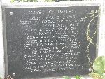 J�zef Ostrowski upami�tniony na jednej ze zbiorczych imiennych tablic epitafijnych mogi�y zbiorowej                  na cmentarzu parafialnym w Nieborowie. Stan z dn. 28.09.2015 r. (fot. B�a�ej Kucharski). 