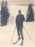 Edward Lankamer w czasie XV kursu Szko�y Podchor��ych Artylerii w Toruniu, Bukowina Tatrza�ska, 1937 r. (fot. ze zb. rodzinnych).