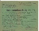Karta rzemie�lnicza na prowadzenie warsztatu krawieckiego wystawiona dn. 18 grudnia 1936 r. przez Starostwo Powiatowe w �rodzie (dok. ze zb. rodzinnych).