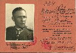 Pozwolenie na prowadzenie wojskowych motocykli wystawione dn. 30. 07. 1938 r. w Bydgoszczy dla wachm. pchor. Wiktora Ziemi�skiego (dok. ze zb. rodzinnych).