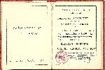 Za�wiadczenie o odznaczeniu ppor. Wiktora Ziemi�skiego Krzy�em Srebrnym Orderu Wojennego "Virtuti Militari" za udzia� w kampanii wrze�niowej 1939 r. wystawione dn. 10 pa�dziernika 1960 r. przez szefa Departamentu Kadr Ministerstwa Obrony Narodowej (dok. ze zb. rodzinnych).