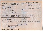 Karta ewidencyjna pochowanego W�adys�awa Borala (dok. ze zb. Rady Ochrony Pami�ci Walk i M�cze�stwa, sygn. 38-C-8).