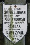 Edmund Roman Pawlak, upami�tniony na imiennej tablicy epitafijnej na wydzielonej kwaterze na cmentarzu rzymskokatolickim w Juliopolu.
