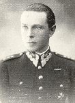 Andrzej Soza�ski jako porucznik 14 pu�ku u�an�w we Lwowie (fot. udost�pni�: P. Rozd�estwie�ski).