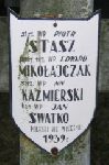 Jan Swatko, upami�tniony na imiennej tablicy epitafijnej na wydzielonej kwaterze na cmentarzu rzymskokatolickim w Juliopolu.
