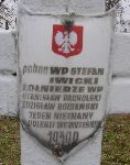 Stefan Iwicki, upami�tniony na imiennej tablicy epitafijnej na cmentarzu wojennym w Sochaczewie - Trojanowie, Al. 600-lecia. Stan z 2005 r.