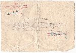 Za�wiadczenie Administracji Cmentarza Wojskowego Pow�zki w Warszawie z 7 lipca 1954 r. ws. ekshumacji i ponownego poch�wku Stefana Salamonowicza (dok. ze zb. rodzinnych).