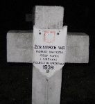 J�zef Kurek, upami�tniony na imiennej tablicy epitafijnej na cmentarzu wojennym w Sochaczewie - Trojanowie, Al. 600-lecia. Stan z 2005 r.