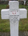 Edward Ko�tu�ski, upami�tniony na imiennej tablicy epitafijnej na cmentarzu wojennym w Sochaczewie - Trojanowie, Al. 600-lecia. Stan z 2005 r.