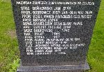 Kpr. Boles�aw Jagodzi�ski upami�tniony na jednej ze zbiorowych imiennych tablic -  w obr�bie wydzielonej kwatery wojennej �o�nierzy Wojska Polskiego na cmentarzu parafii rzymskokatolickiej pw. �w. Wawrzy�ca w Kocierzewie. (fot. Piotr Marciniak / www.sh10pp.fora.pl)