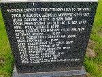 Ppor. Stanis�aw Plichta upami�tniony na zbiorczej imiennej steli epitafijnej w obr�bie kwatery wojennej na cmentarzu parafialnym w Kocierzewie Po�udniowym (fot. Piotr Marciniak / www.sh10pp.fora.pl).