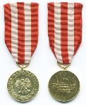 Medal Zwyci�stwa i Wolno�ci 1945 r. przyznany Bronis�awowi Bednarskiemu przez Przewodnicz�cego Rady Pa�stwa w dniu 5 marca 1976 r. (dok. ze zb. rodzinnych).