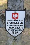 Roman Fuda�a, upami�tniony na imiennej tablicy epitafijnej na cmentarzu wojennym w Granicy, stan z dn. 29.06.2005 (fot. M. Prengowski).