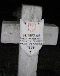 W�adys�aw Kraszewski, upami�tniony na imiennej tablicy epitafijnej na cmentarzu wojennym w Sochaczewie - Trojanowie, Al. 600-lecia. Stan z 2005 r.